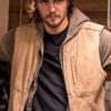 Luke Grimes Yellowstone Brown Cotton Vest