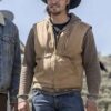 Luke Grimes Yellowstone Brown Cotton Vest