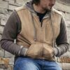 Luke Grimes Yellowstone Brown Cotton Vest
