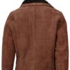 Monica Dutton Yellowstone Brown Shearling Coat