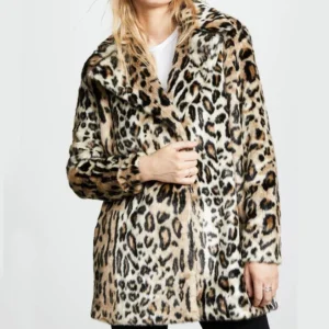 Beth Dutton Yellowstone S02 Cheetah Print Fur Coat