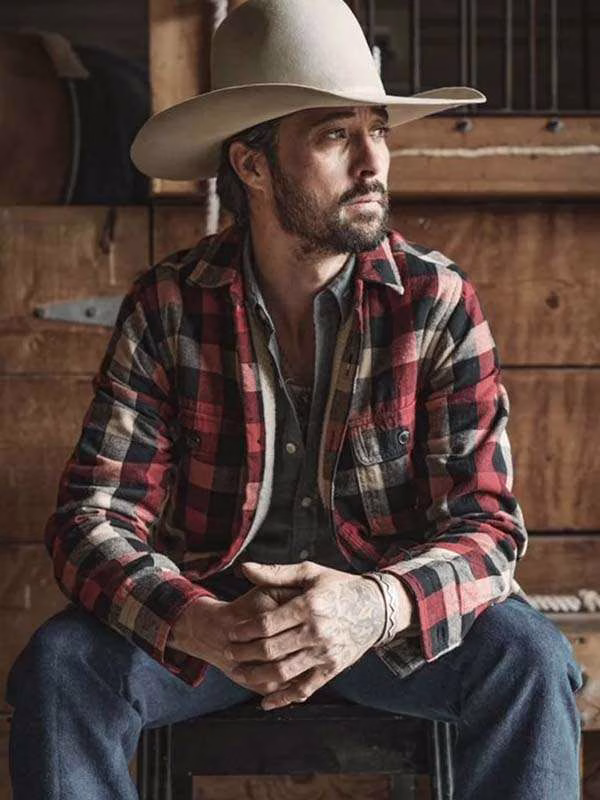 Yellowstone S03 Walker Plaid Jacket