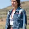Kelsey Asbille Yellowstone Blue Denim Jacket