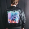 Youngblood 5SOS Michael Clifford Black Bomber Jacket - Image 4