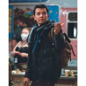 Your Christmas or Mine Asa Butterfield Puffer Vest