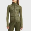 Zella Hybrid Green Jacket