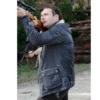 Ross Marquand The Walking Dead Hooded Leather Jacket