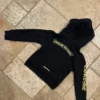 Chrome Hearts Kids Yellow Zip-up Hoodie - Black - Image 2