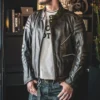 Men’s Leather Biker Rocker Jacket