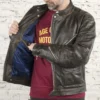 Men’s Leather Biker Rocker Jacket
