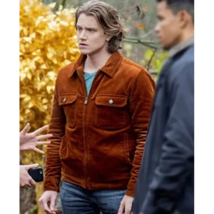 Nancy Drew Alex Saxon Brown Velvet Jacket