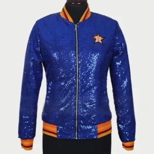 astros blue sequin jacket