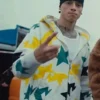 bape star zip up hoodie