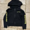 Chrome Hearts Kids Yellow Zip-up Hoodie – Black