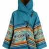 Kelly Reilly Yellowstone Blue Hooded Coat