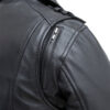 Womens Leather Motorcycle Jacket - Image 4