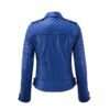 Women's Slim Fit Lambskin Leather Motorcycle Jacket