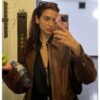 Dua Lipa Brown Trench Coat