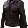 Peggy Carter Brown Leather Jacket - Image 3