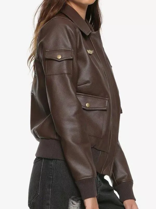 Captain Marvel Carol Danvers Leather Jacket
