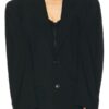 Hailey Bieber Black Oversized Blazer - Image 4