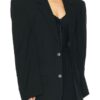 Hailey Bieber Black Oversized Blazer - Image 2