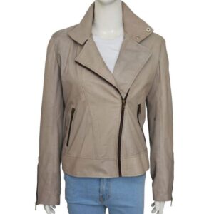 Chloe Decker Lucifer Biker Leather Jacket