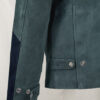 Captain America Chris Evans Winter Soldier Leather Jacket Blue