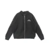 Chrome Hearts Kids Scroll Logo Zip Up Hoodie Black