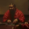 Drake Polar Opposites Red Leather Jacket - Image 3
