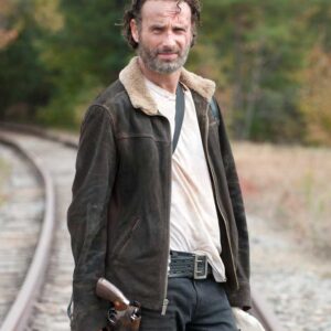 Alternative view of The Walking Dead Rick Grimes Jacket