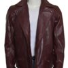 WWE Superstar Edge Brown Leather Jacket - Image 5