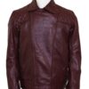 WWE Superstar Edge Brown Leather Jacket - Image 2