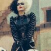 Cruella Emma Stone Black Leather Jacket - Image 2