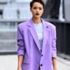 The Invitation 2022 Evie Purple Blazer