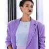 The Invitation 2022 Evie Purple Blazer - Image 3