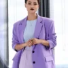 The Invitation 2022 Evie Purple Blazer