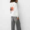 Bershka Cars Hoodie - Image 2