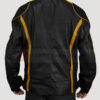 fall guy nasa black leather jacket