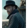 Fantastic Beasts 2 Albus Dumbledore Grey Corduroy Coat