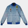 Ferrari Blue Miami Varsity Jacket