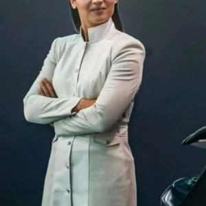 Flash The Mechanic White Trench Coat