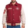 Abercrombie San Francisco 49ers Varsity Bomber Jacket - Image 5