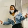 The Equalizer Laya DeLeon Blue Denim Jacket