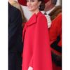 Horse Guard Parade Kate Middleton Red Bow Coat - Image 4