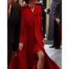Horse Guard Parade Kate Middleton Red Bow Coat - Image 3