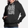 I just Want to Smoke Weed Eat Pizza And Take Naps Hoodie - Image 5