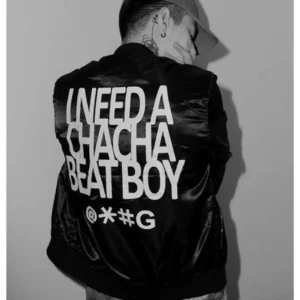 Beat Boy Cha Cha Black Bomber Jacket