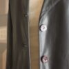 Womens Black Vintage Leather Coat - Image 6