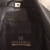 Womens Black Vintage Leather Coat - Image 3